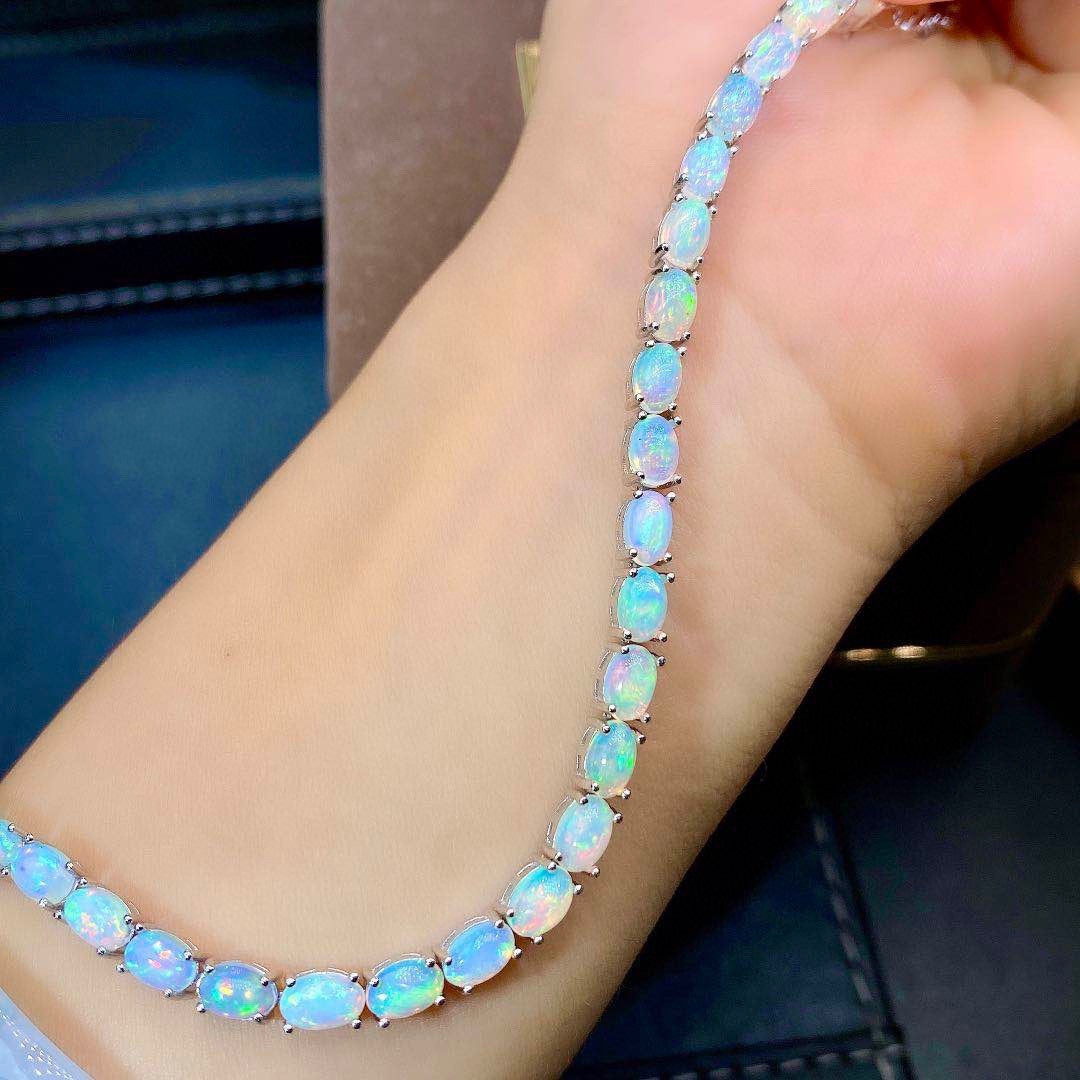 Bracelet Éclat Divin en Opales - Un Bijou d’Exception