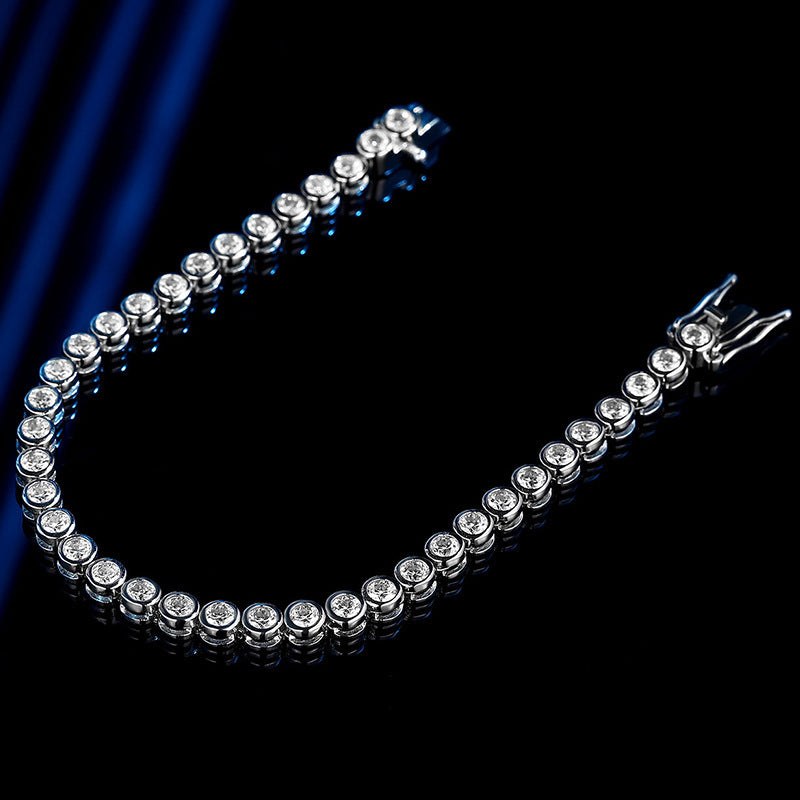 Bracelet Tennis en Cristaux – Éclat Élégant et Intemporel