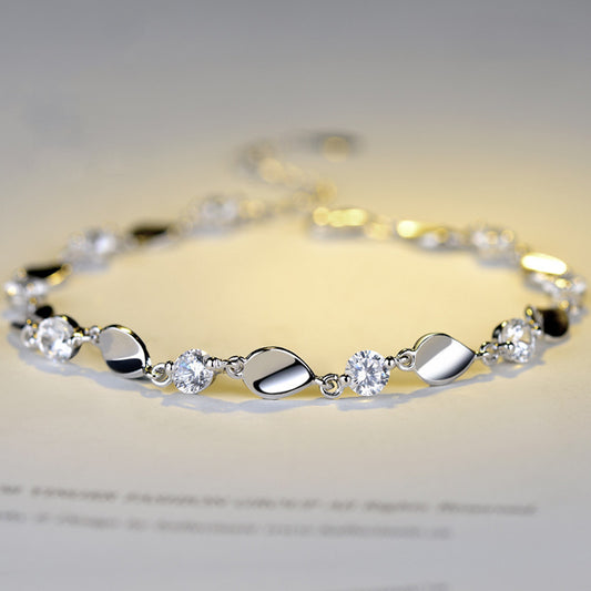 Bracelet Élégance Argent & Cristaux