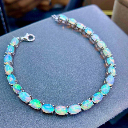 Bracelet Éclat Divin en Opales - Un Bijou d’Exception
