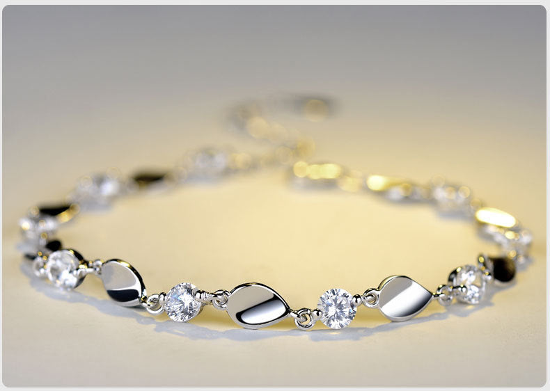 Bracelet Élégance Argent & Cristaux