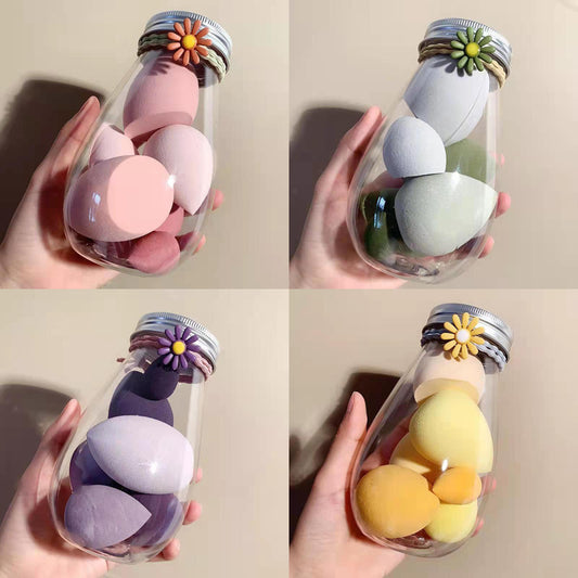 Bouteille cosmétique en PET de taille portable pour voyage, en forme d’œuf.