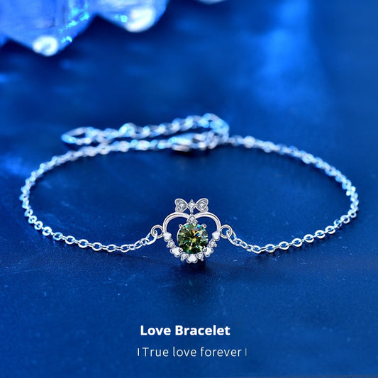 Bracelet Couronne d’Amour – Élégance Royale et Charme Éternel