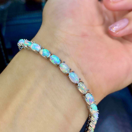 Bracelet Éclat Divin en Opales - Un Bijou d’Exception